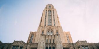 view of the cathedra from bigelow blvd