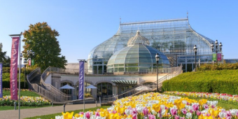 Outside of Phipps Conservatory