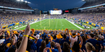 Student chant at a home football game