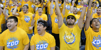 Oakland Zoo crowd inside of the Petersen Event Center